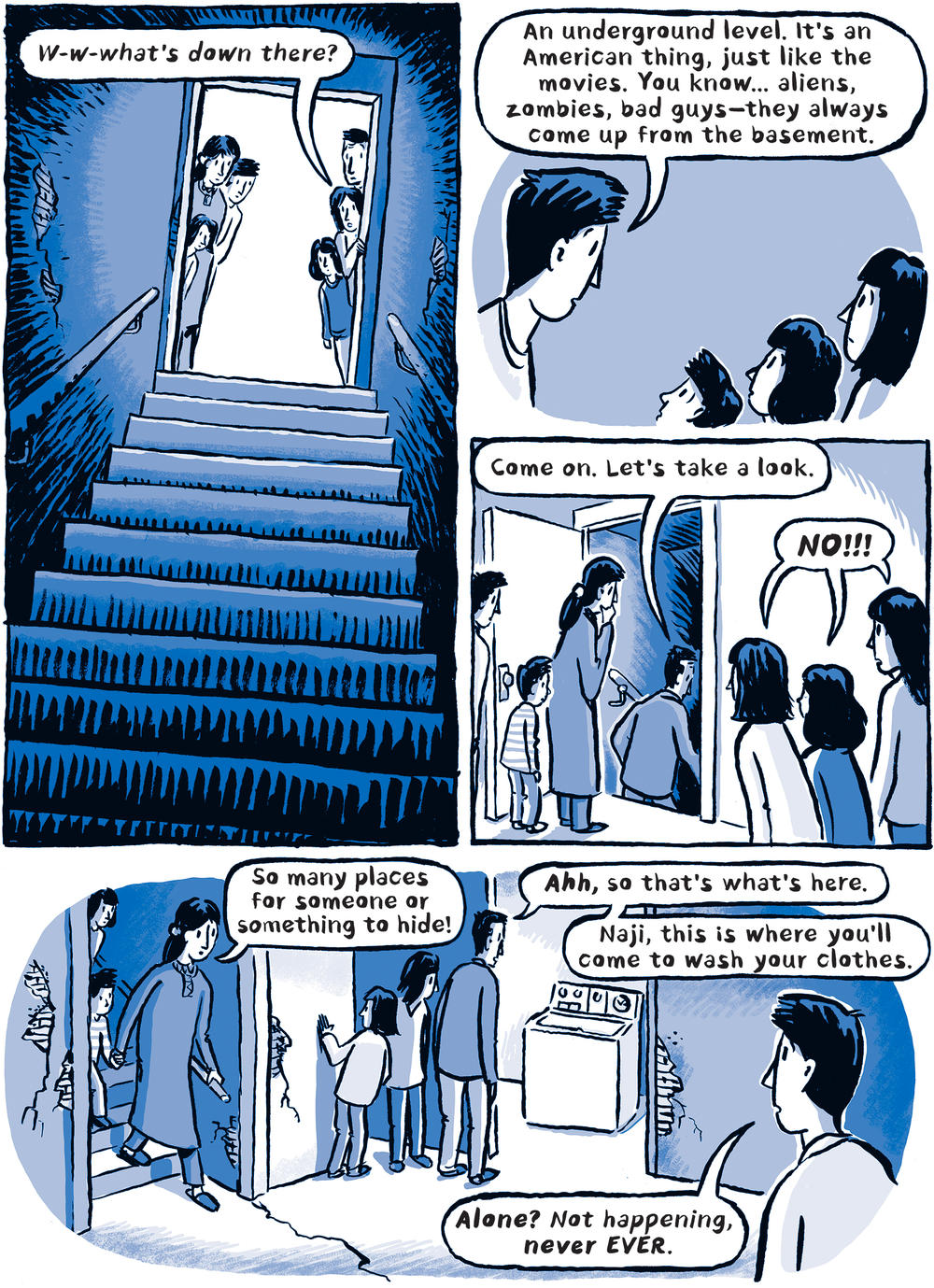 A page from <em>Welcome to the New World. </em>