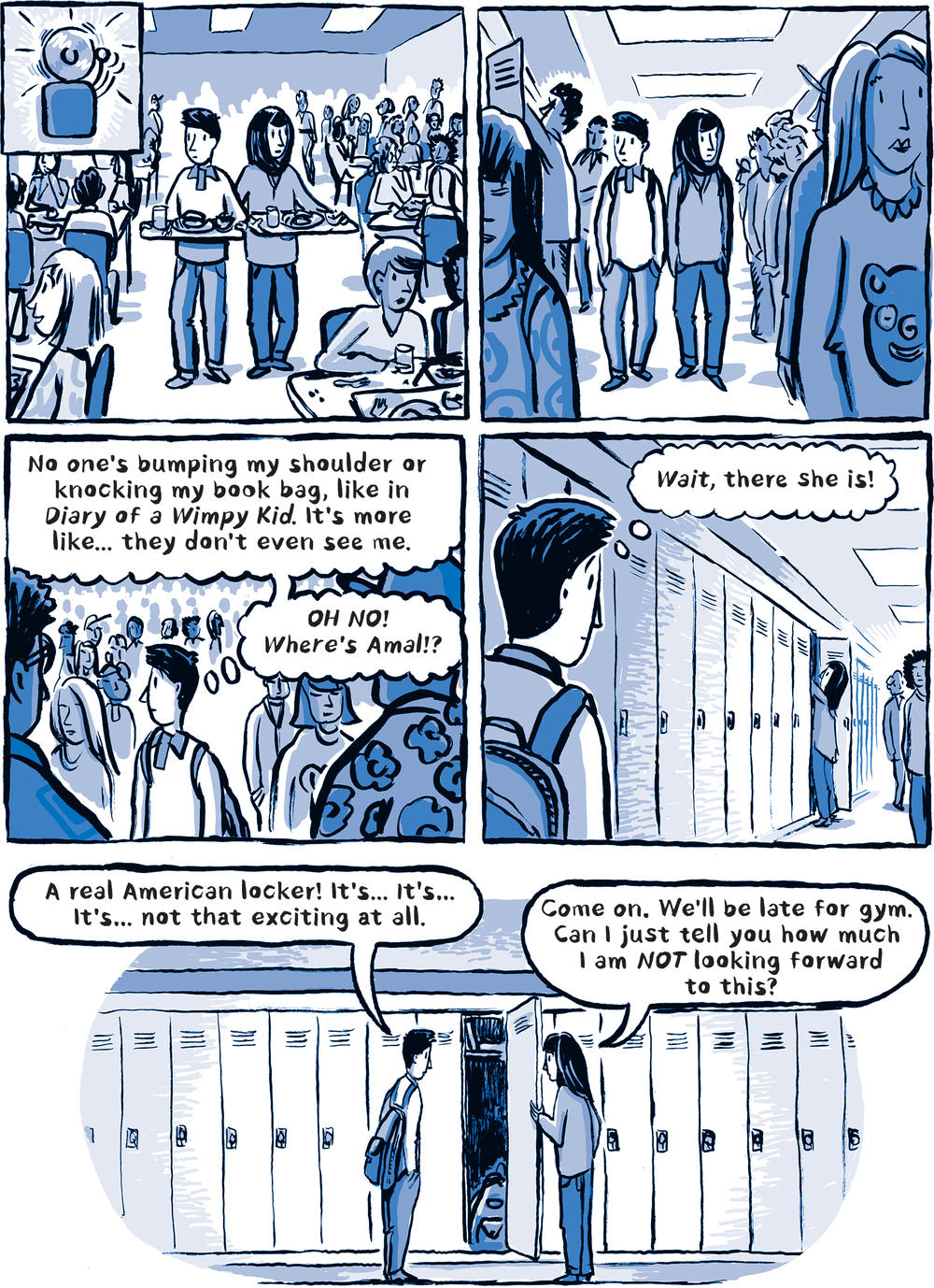 A page from <em>Welcome to the New World. </em>