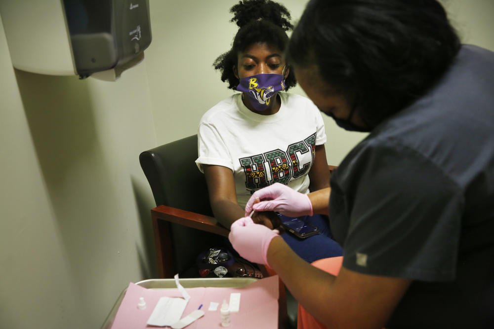 Benedict College, a private historically Black school in South Carolina, is testing a random sampling of students weekly for the coronavirus.