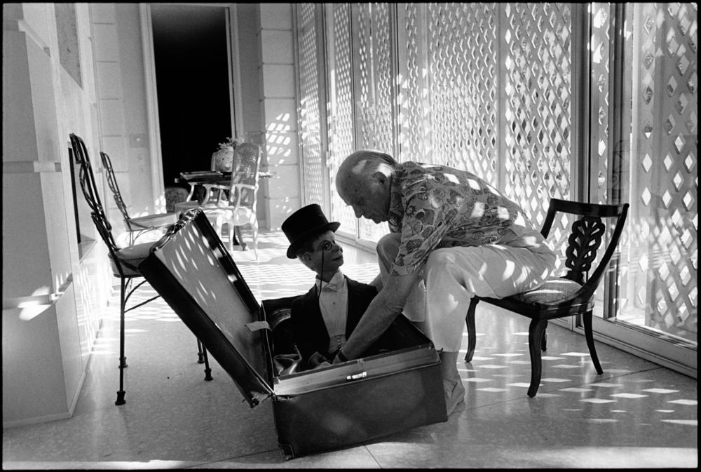 Edgar Bergen with Charlie McCarthy. Los Angeles, 1978.