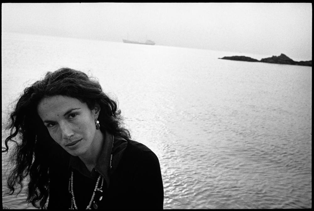 Mary Ellen by the water, near Belfast, Northern Ireland, 1972.