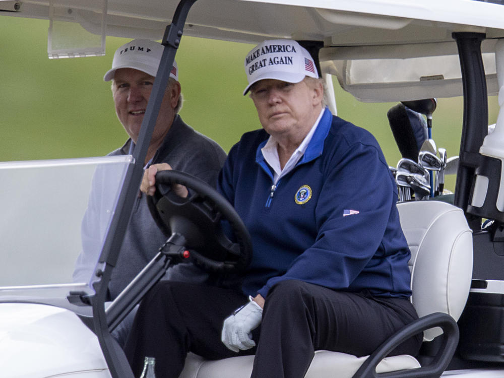 trump golfing i dont have time to golf