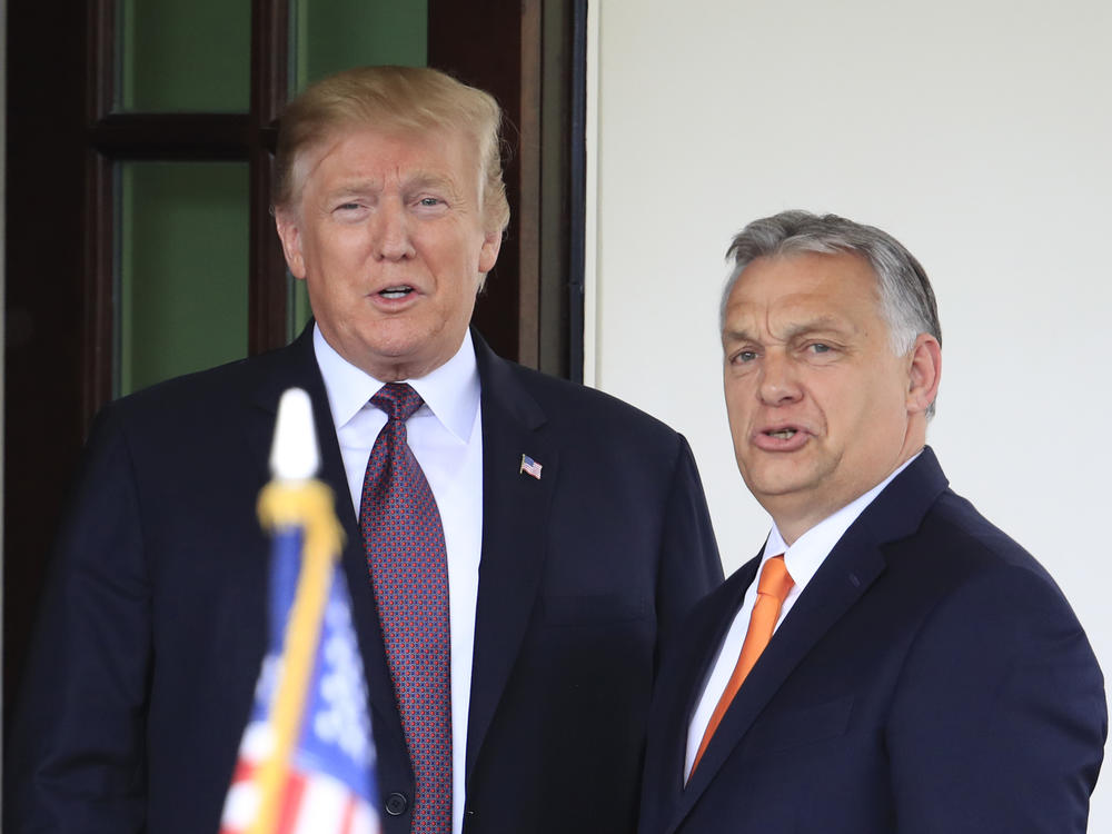President Trump welcomes Hungarian Prime Minister Viktor Orban to the White House in May 2019.