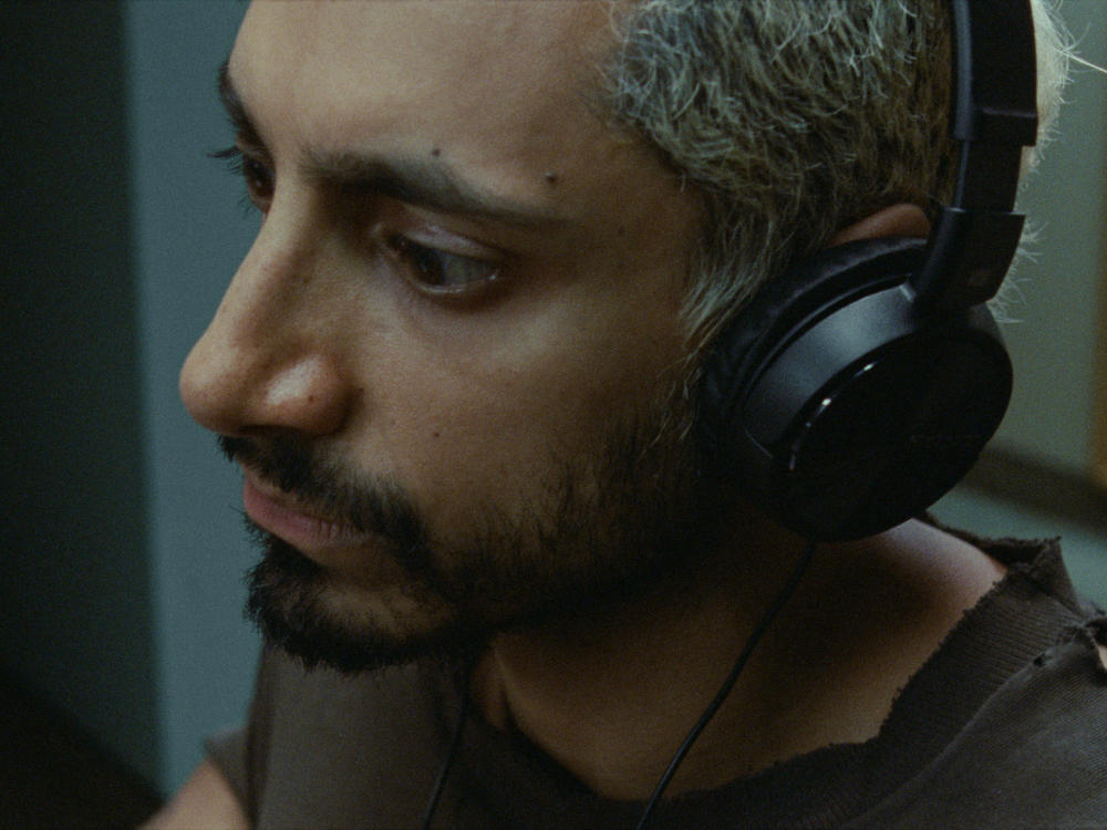 Ruben (Riz Ahmed) is a punk-metal drummer who loses his hearing in <em>Sound of Metal</em>.