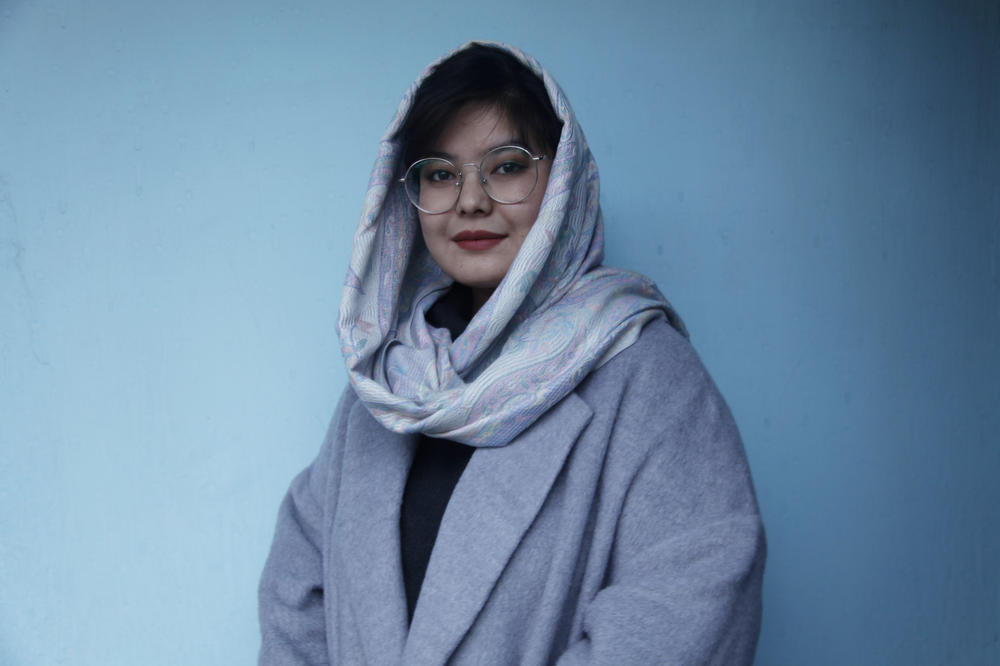 Shakira Yazdani, who studies law, wants to stay in Afghanistan but after fleeing an ISIS attack at Kabul University, says she would like to go abroad.