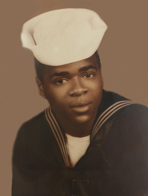 Joseph Patton, pictured in 1955, while he was serving as a member of the U.S. Navy.