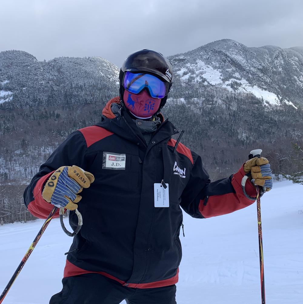 Cannon Mountain General Manager John DeVivo skis and rides the chairlifts each day to make sure the safety rules are being followed. He wants to make sure the ski area can stay open and keep upwards of 500 workers employed.