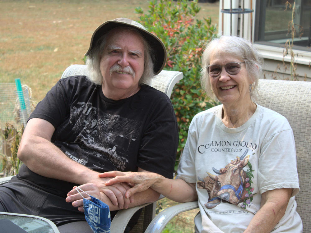 Doug and Judith Saum moved to New Hampshire from Reno, Nev., to escape the health effects of worsening wildfire smoke<em>.</em>
