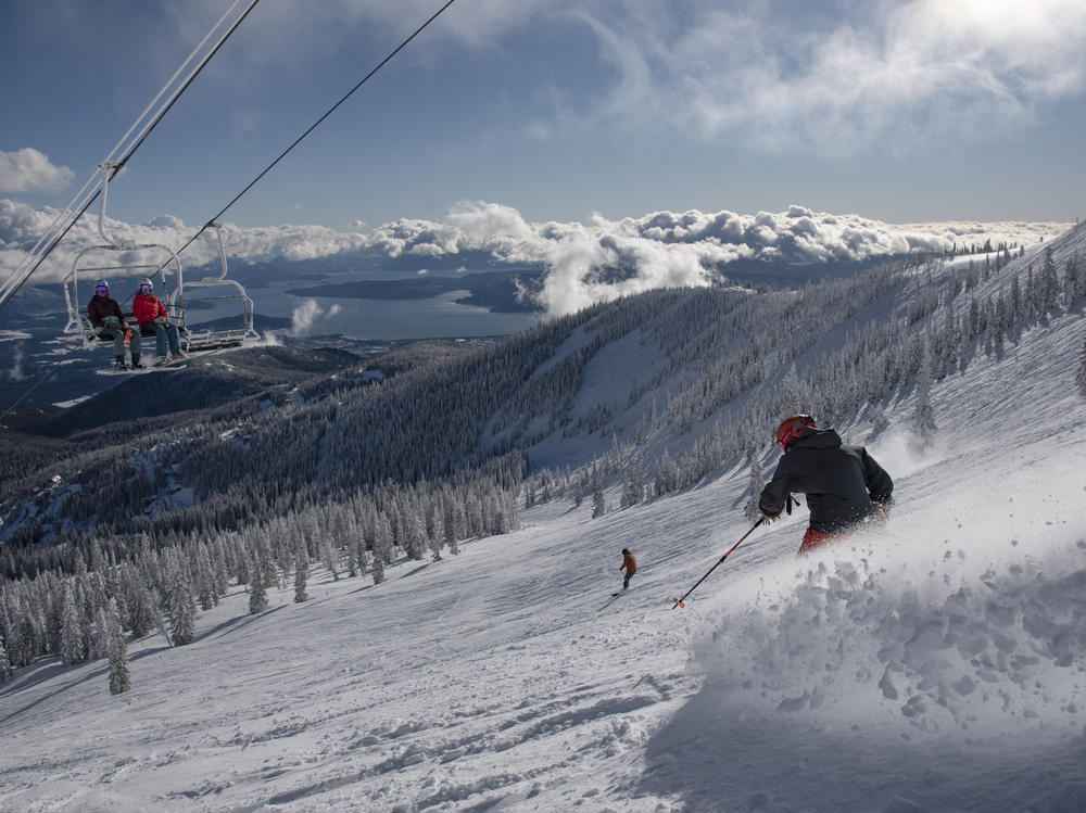 There's plenty of social distance out on the slopes, but resorts are requiring masks in lift lines and lodges and limiting lodge use. Most skiers and boarders are happy to comply but Schweitzer Mountain in Idaho had to suspend season passes for some who refused to wear masks and were verbally abusive to lift line attendants.