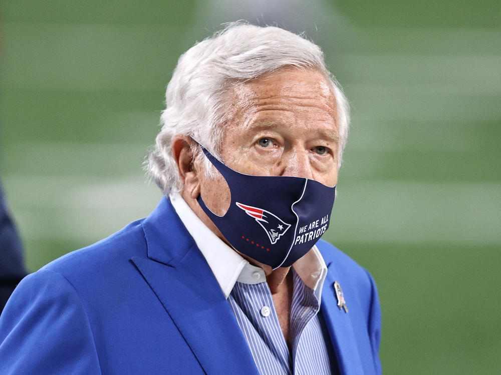 New England Patriots owner Robert Kraft is seen here in November. A judge has ordered that tapes allegedly showing Kraft paying for sex at a massage parlor must be destroyed.