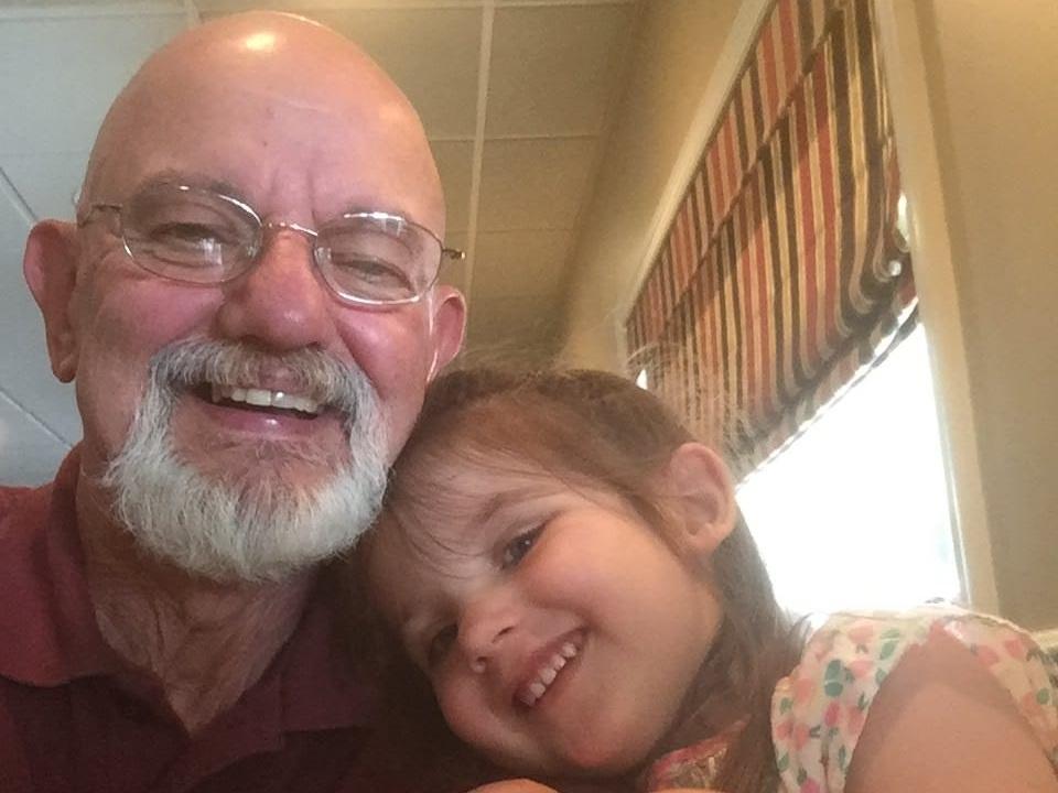Tom Makosky, of Carbondale, Pa., poses with his granddaughter. Tom died June 3, 2020, from COVID-19 at the age of 66.