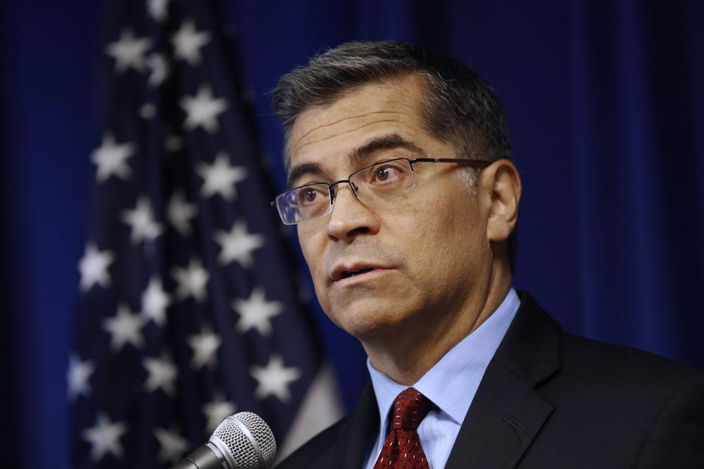 Xavier Becerra, shown here in 2019, announced the update on Monday that is meant to prevent discrimination against transgender and gay people in health care.