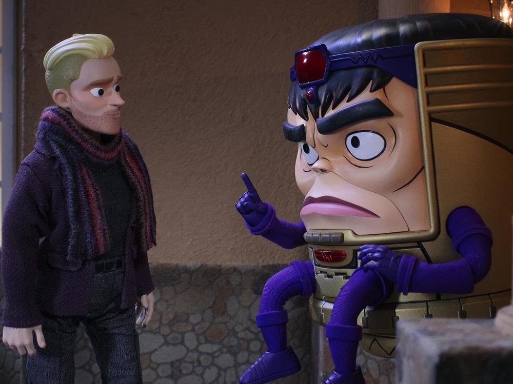 Two evil geniuses: A tech mogul Austin Van Der Sleet (voiced by Beck Bennett) and Mental Organism Designed Only for Killing (voiced by Patton Oswalt).