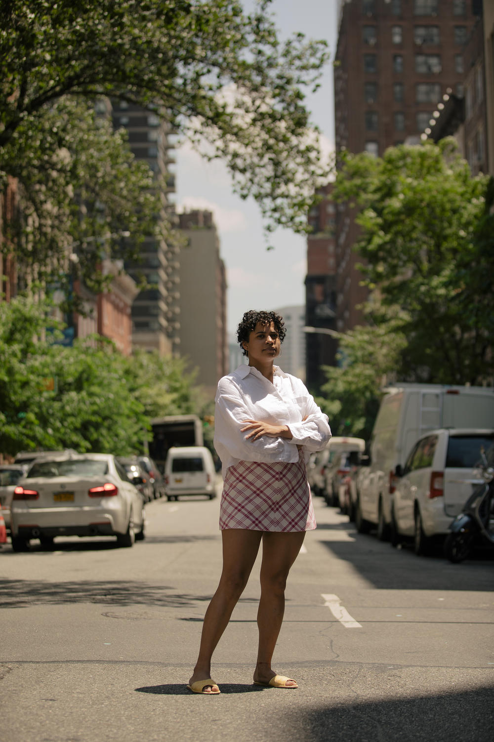 Erni Poché earns just under $50,000 a year. Poché works a second job as an interpreter to make ends meet in Manhattan.