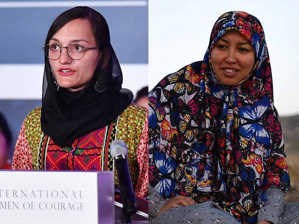 Fawzia Koofi (from left), Zarifa Ghafari and Salima Mazari are among the female politicians working to protect the rights of women in girls in Afghanistan.