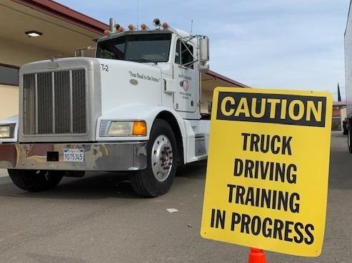 Students at Patterson High School in Patterson, Calif., are participating in the one of the first truck-driving programs for students at a non-vocational high school in the country.