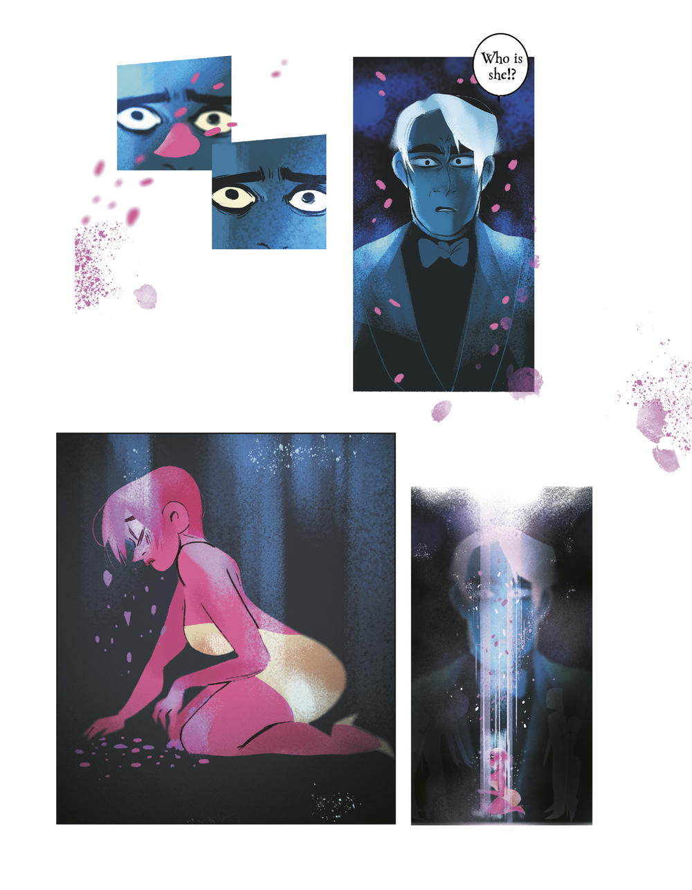 Hades spots Persephone for the first time in <em>Lore Olympus</em>