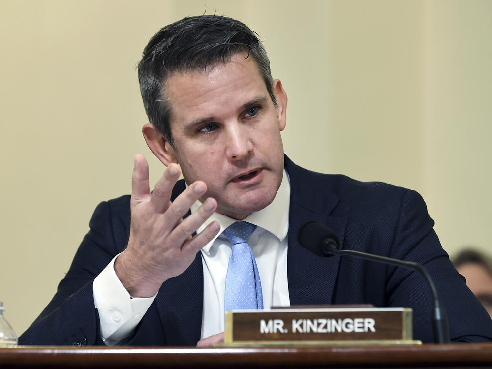 Rep. Adam Kinzinger of Illinois was one of 10 House Republicans who voted to impeach former President Donald Trump in January.