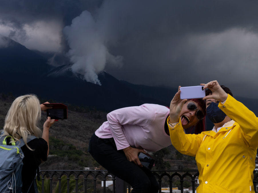 Volcano tourism has overwhelmed La Palma as people come to see the spectacle.