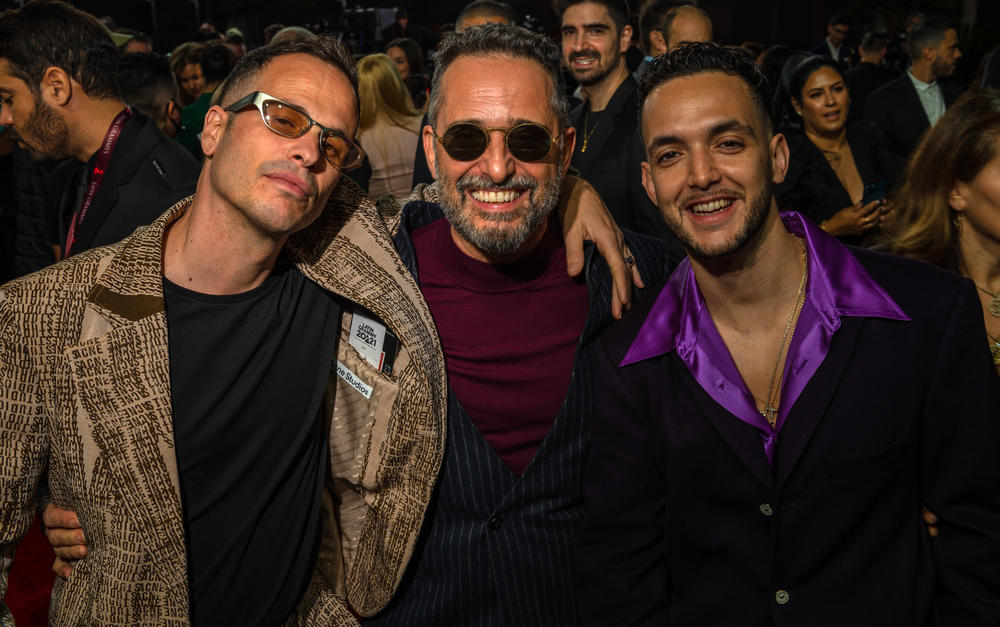 From left to right: Alizzz, Jorge Drexler and C. Tangana