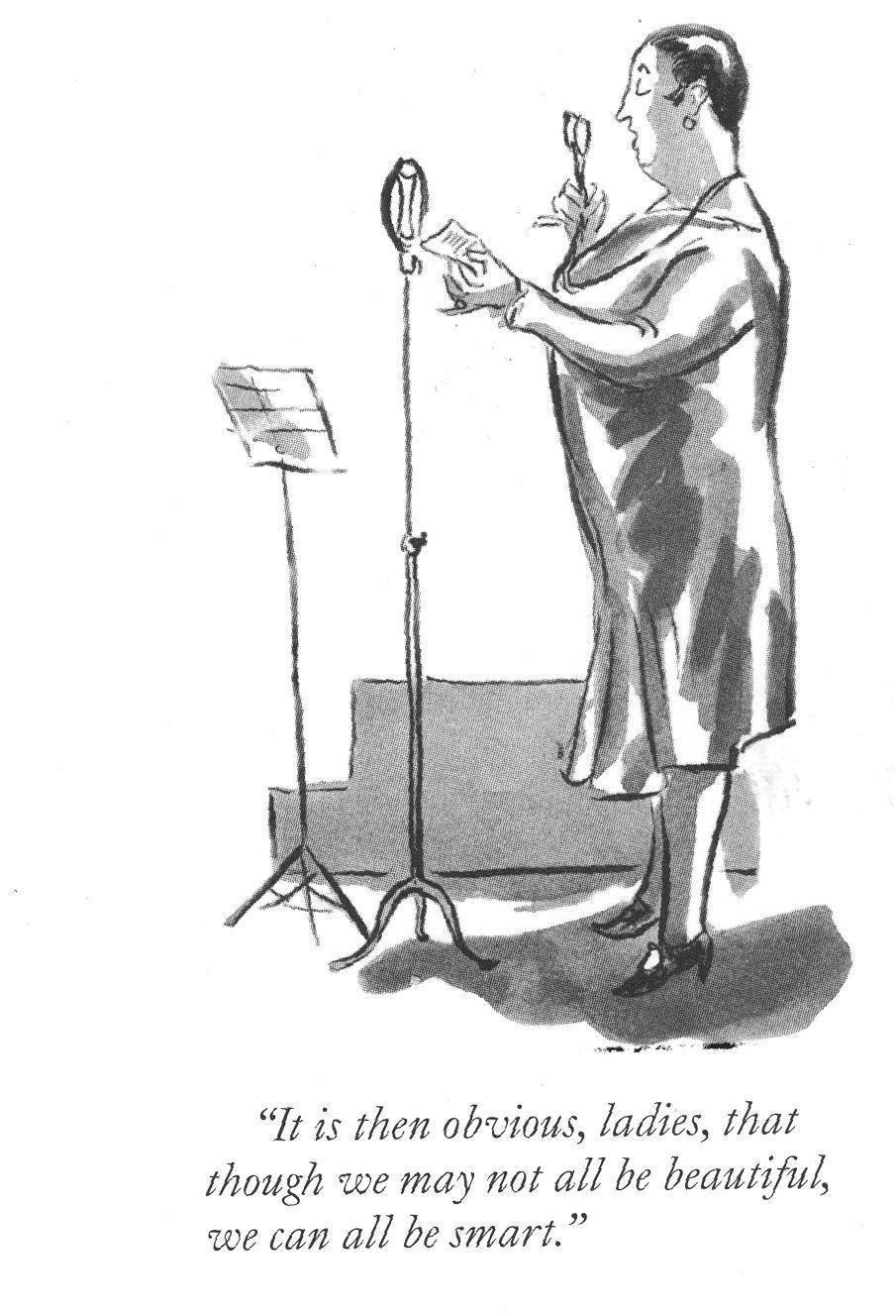 Helen Hokinson began selling her work to <em>The New Yorker</em> in 1925 and became one of the most celebrated cartoonists of the early magazine until her untimely death in 1949. She published around 1,800 cartoons and covers.