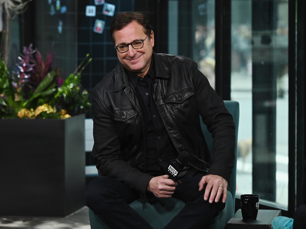 Celebrities are taking to social media to remember actor and comedian Bob Saget, pictured here in 2019, who died on Sunday at age 65.