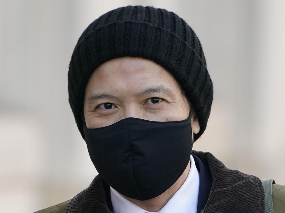 Roger Ng arrives to court for jury selection in New York on Tuesday. A federal jury will hear opening statements today in the corruption trial of the former Goldman Sachs executive charged in the 1MDB scandal.