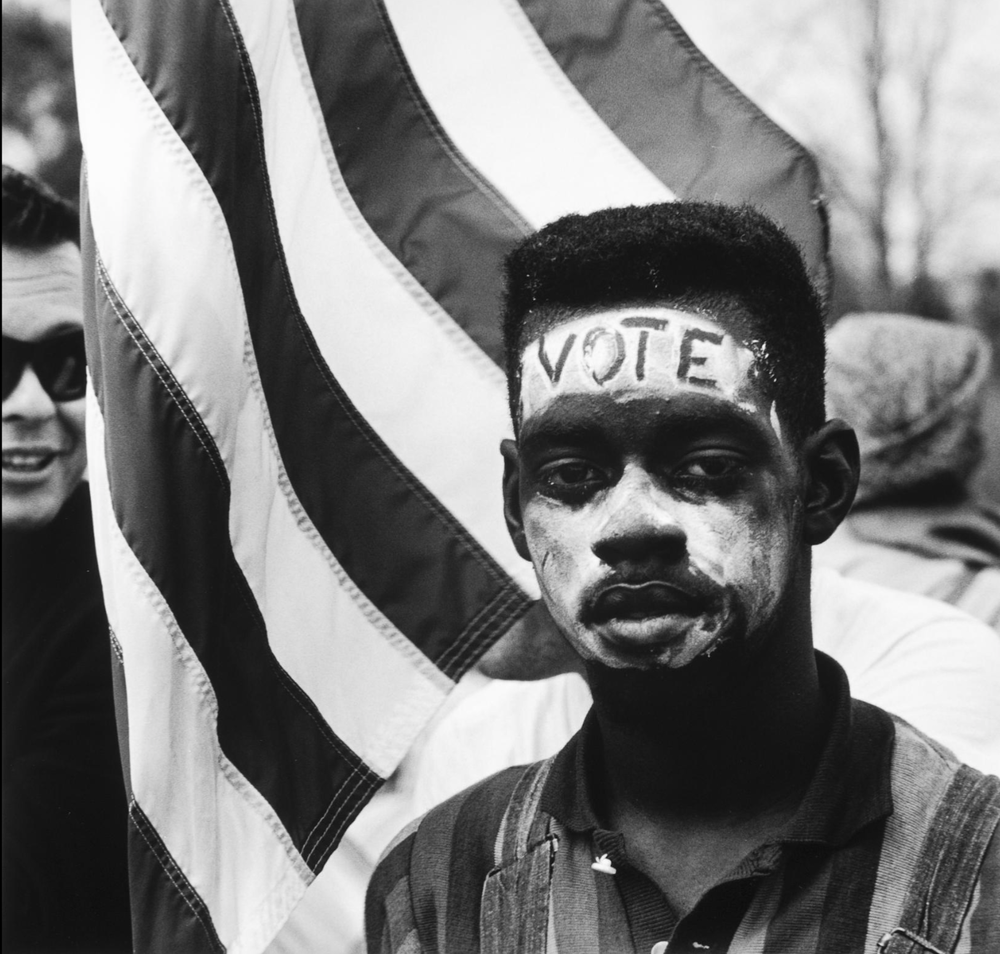 Bobby Simmons at the Selma to Montgomery March in 1965.