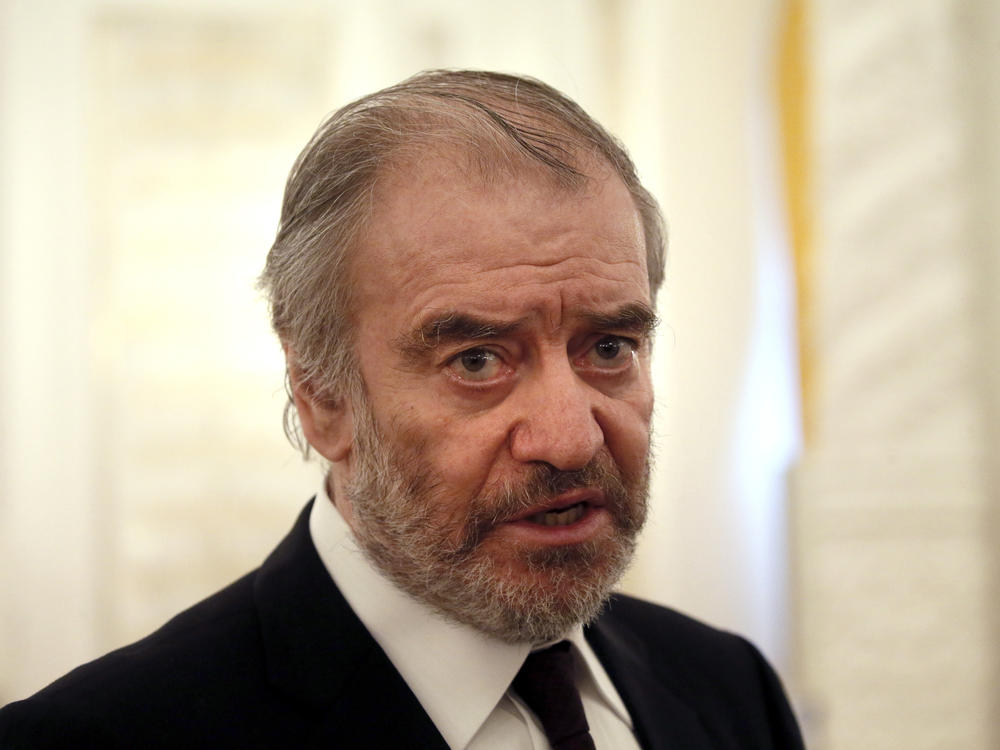Conductor Valery Gergiev, pictured in 2017, has pulled out of a concert series at Carnegie Hall that was scheduled for this weekend.