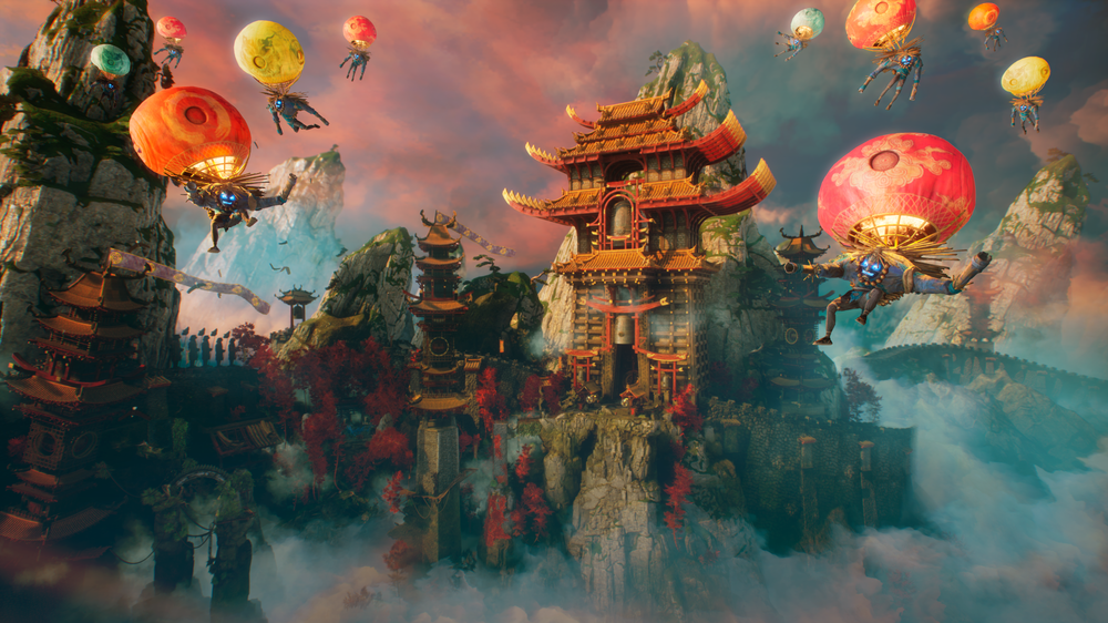 The fantastical, Asian-inspired setting of 'Shadow Warrior 3'