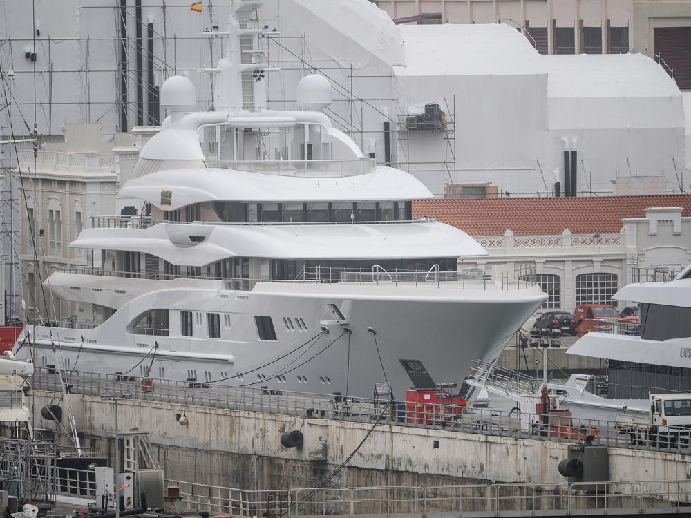 Spain's government said this week it impounded this superyacht called 