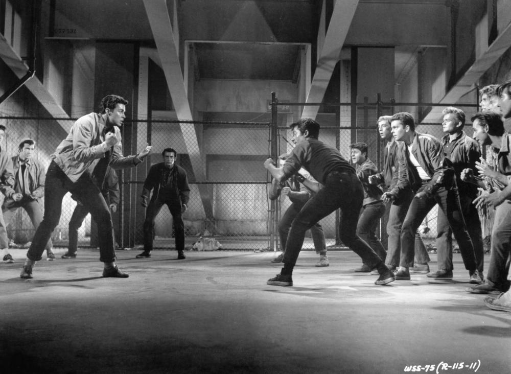 The Jets and the Sharks face off in <em>West Side Story.</em>