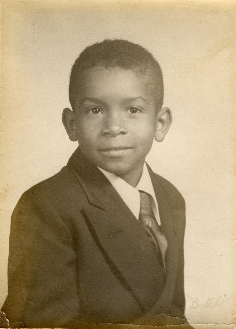 Chester Higgins as a child in Alabama.