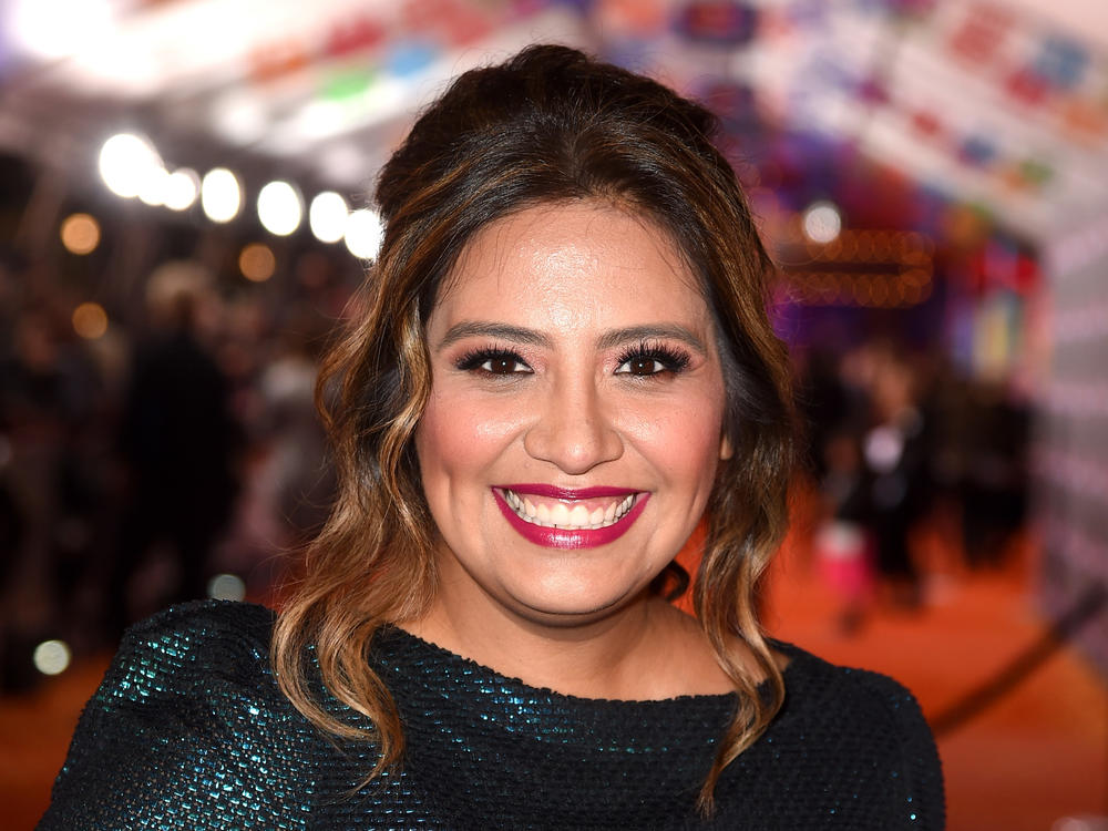 Comedian and author Cristela Alonzo arrives at the premiere of Disney Pixar's <em>Coco</em> in 2017.