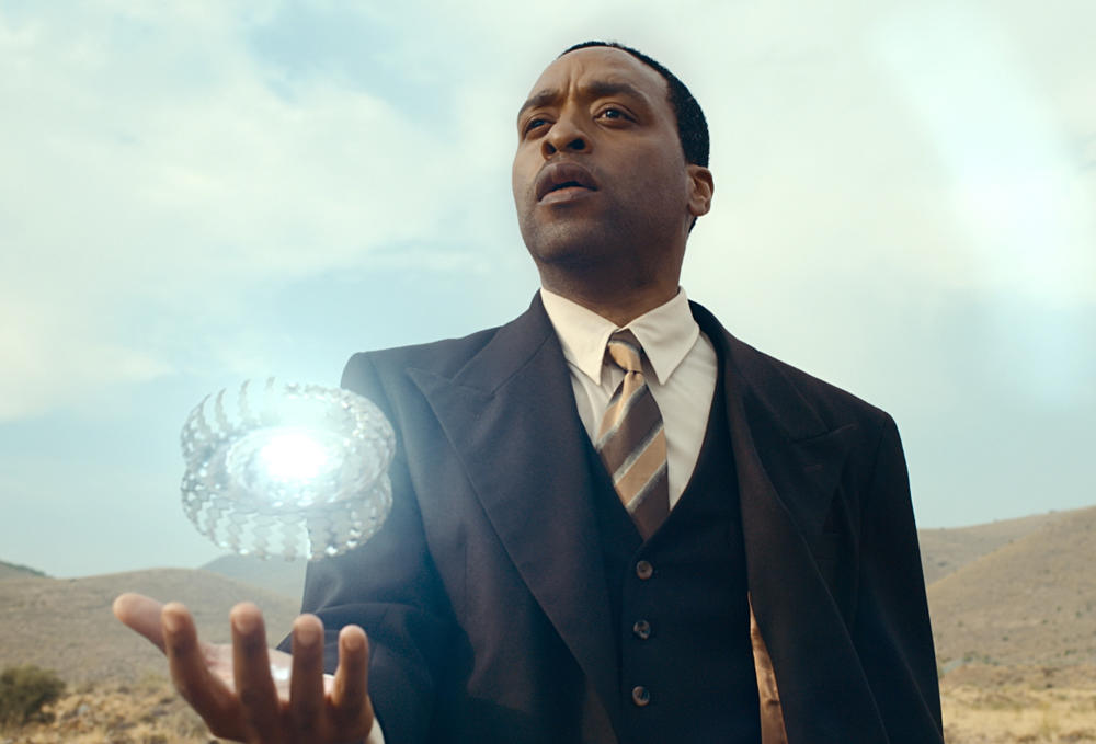 Chiwetel Ejiofor plays an alien known as Faraday.
