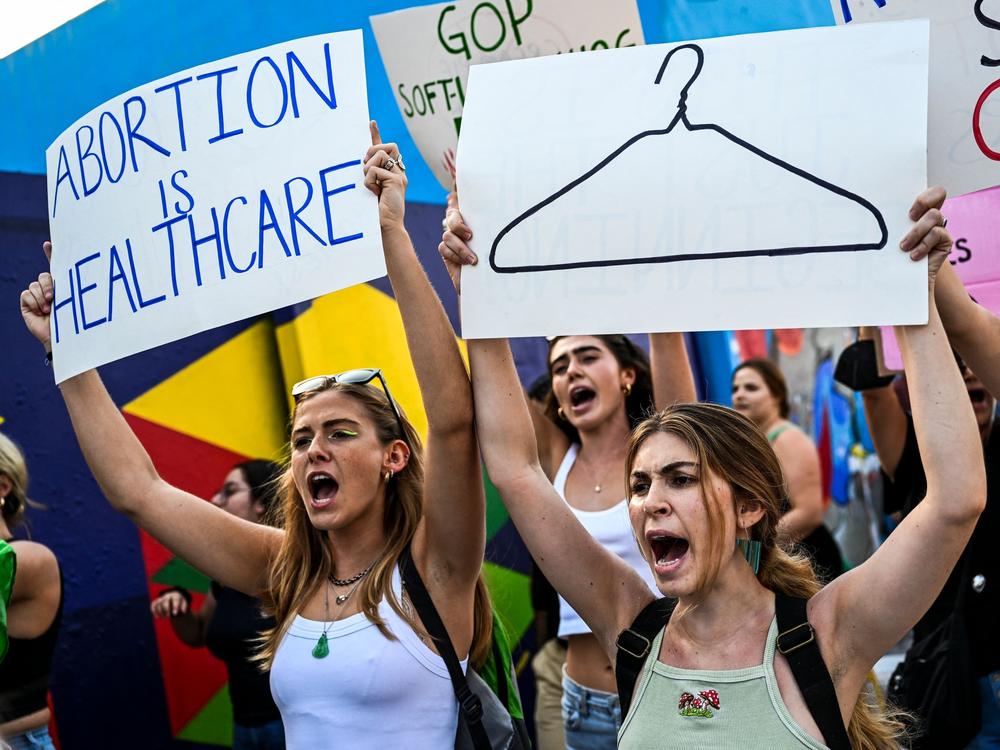 In the wake of the overturning of <em>Roe v. Wade</em> last Friday, abortion-rights activists continue to fight against laws restricting access to abortion.