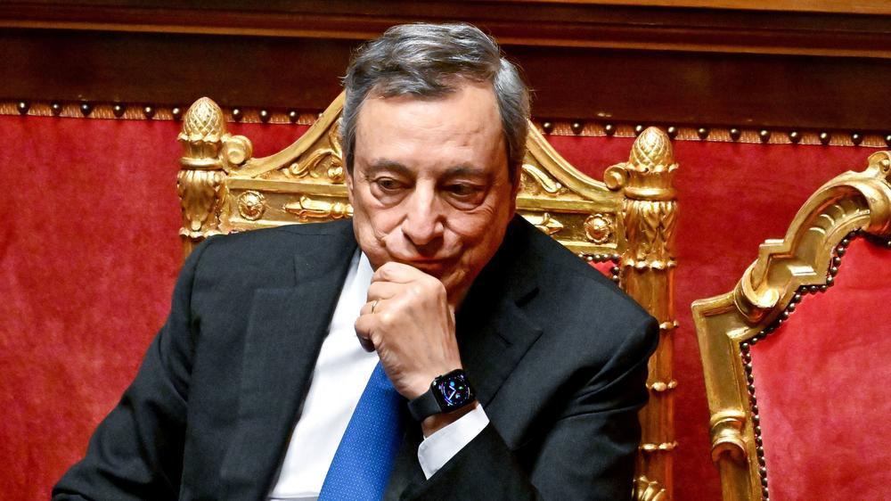 Mario Draghi has agreed to stay on as a caretaker prime minister for Italy. Elections are scheduled for September.