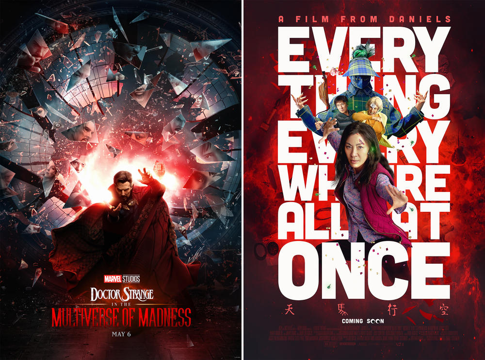 <em>Doctor Strange</em> <em>in the Multiverse of Madness</em> and <em>Everything Everywhere All at Once </em>both centered around multiverses.