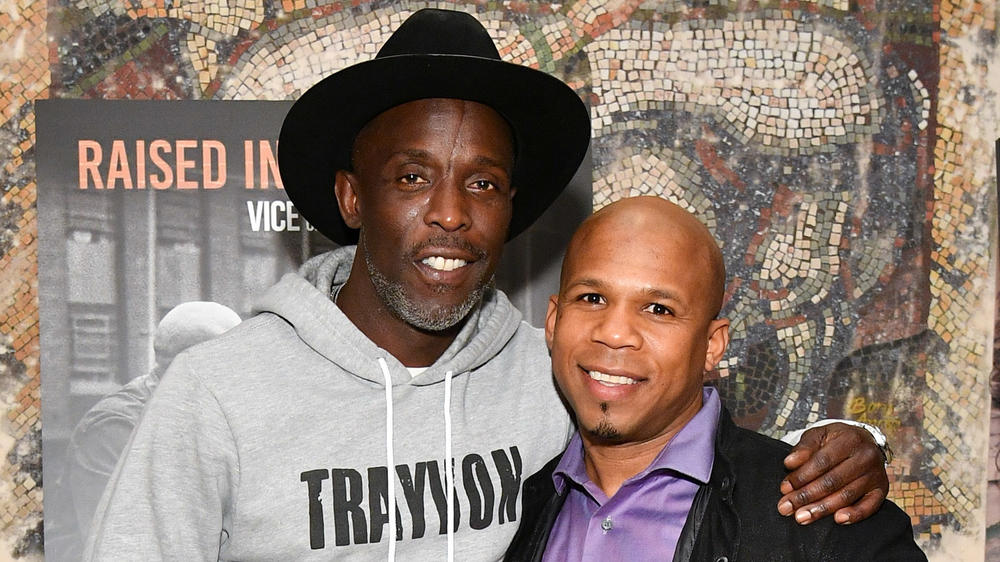 Michael Kenneth Williams and Dominic Dupont at the season 6 premiere of Vice on HBO in 2018.