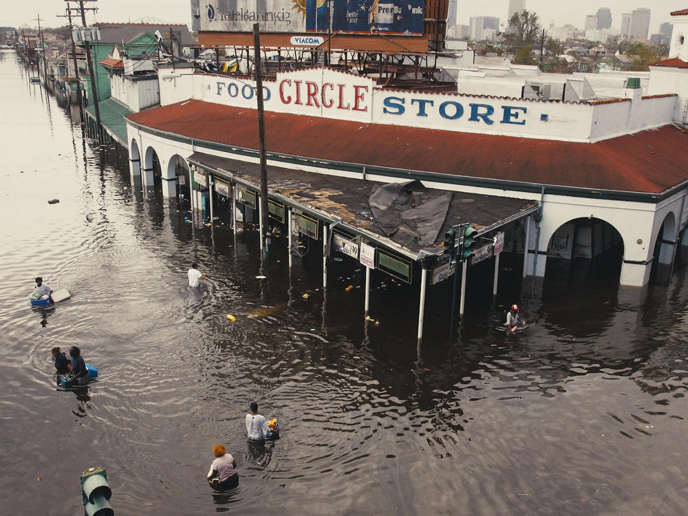 New Orleans, Louisiana after Hurricane Katrina, as seen in the new documentary <em>Katrina Babies</em>.