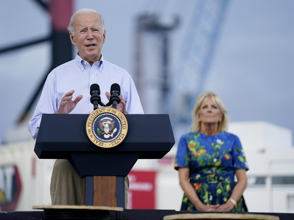 President Biden promised to help Puerto Rico rebuild after being hammered by Hurricane Fiona two weeks ago. He also announced more than $60 million in aid to help coastal areas be better prepared for future storms.