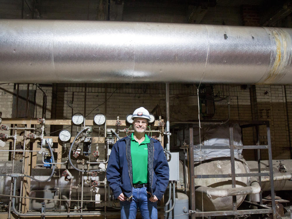 Mike Ancona is operations manager for Vicinity Energy's co-generation plant.