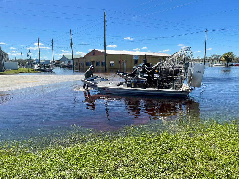 When flooding from Ian trapped one Florida town, an airboat navy came ...