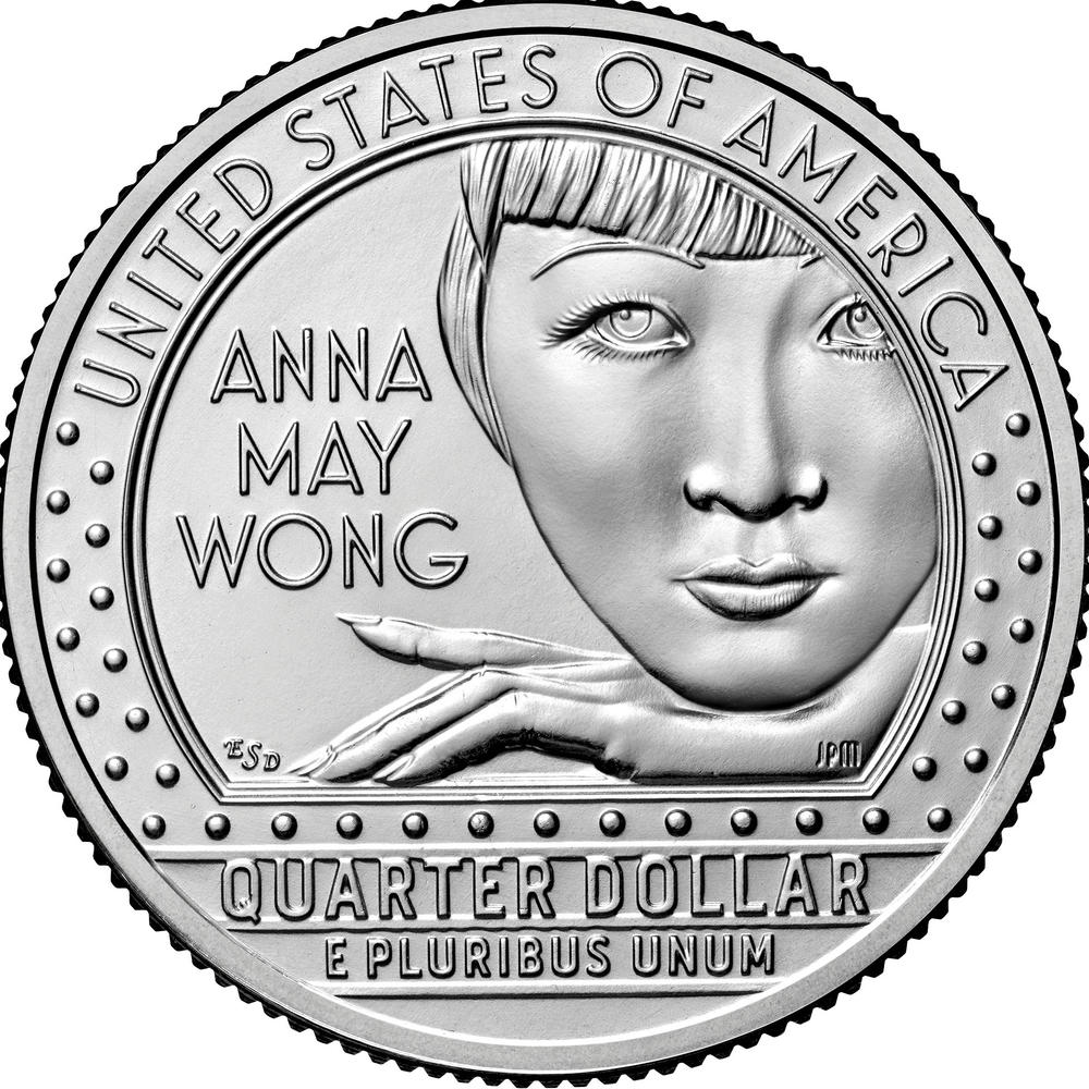The U.S. Mint is expected to produce more than 300 million Wong quarters at facilities in Philadelphia and Denver.