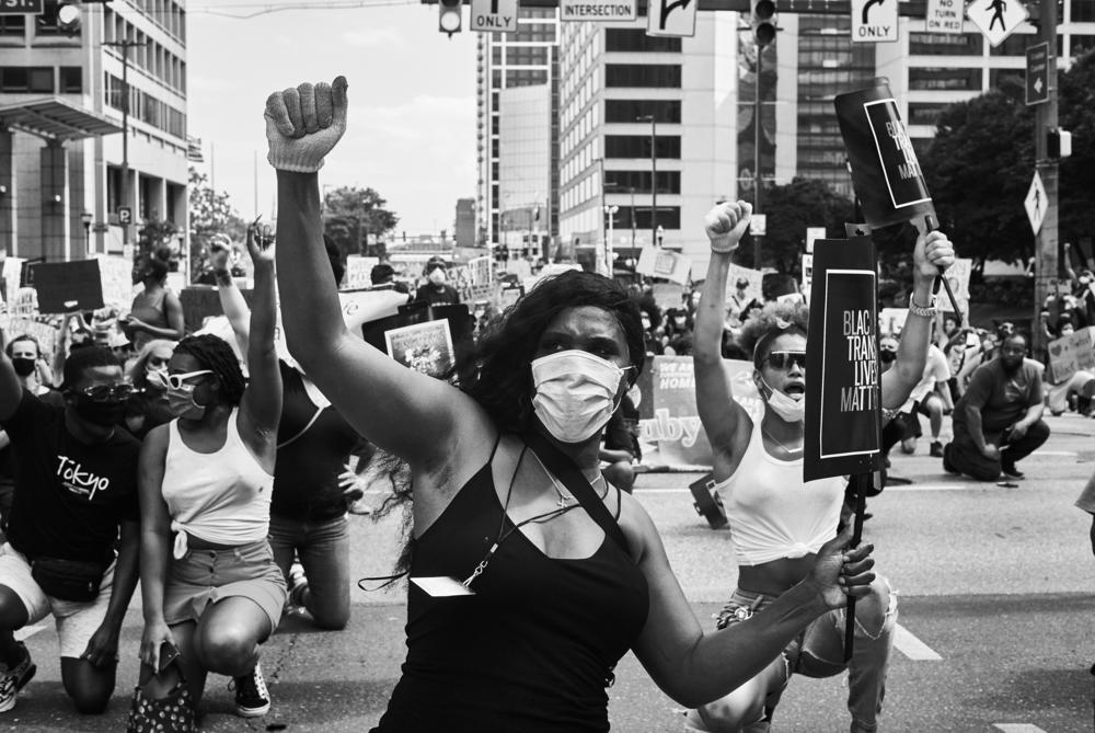 A Black Trans Lives Matter march in Baltimore, Md., in 2020.