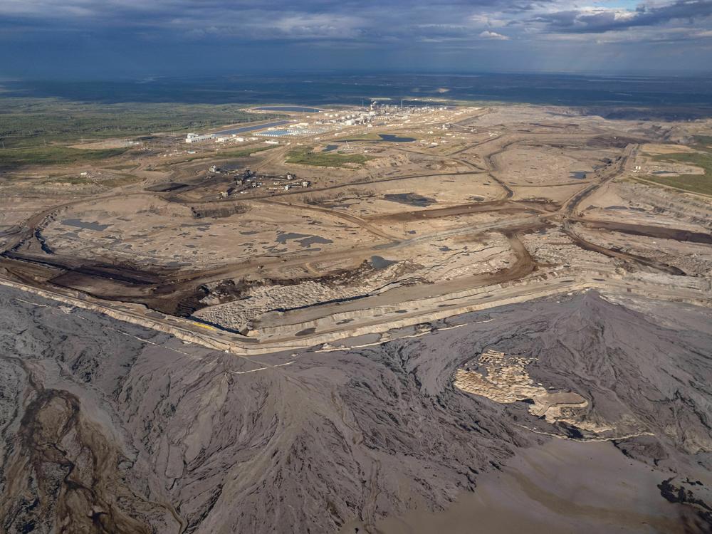 A general view shows an oil sands mining operation and facility near Fort McKay, Alberta, on Sept. 7.