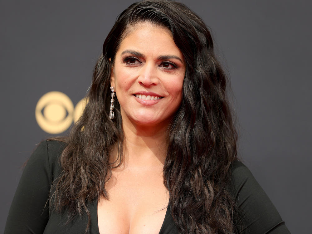Cecily Strong attends the 73rd Primetime Emmy Awards at L.A. on September 19, 2021 in Los Angeles, California.