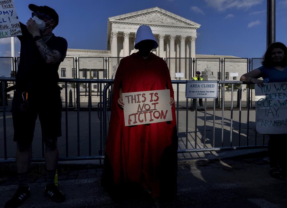 June 24th, 2022, in the Dobbs decision the Supreme Court overturns Roe V. Wade. Protesters from both sides of the abortion rights debate were at the Supreme Court for the announcement. Pro abortion rights protesters. Full story <a href=