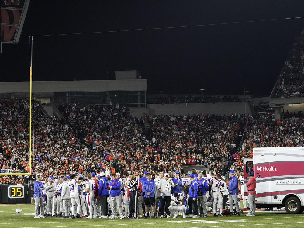 The Bills-Bengals game looked like it might resume. Then the