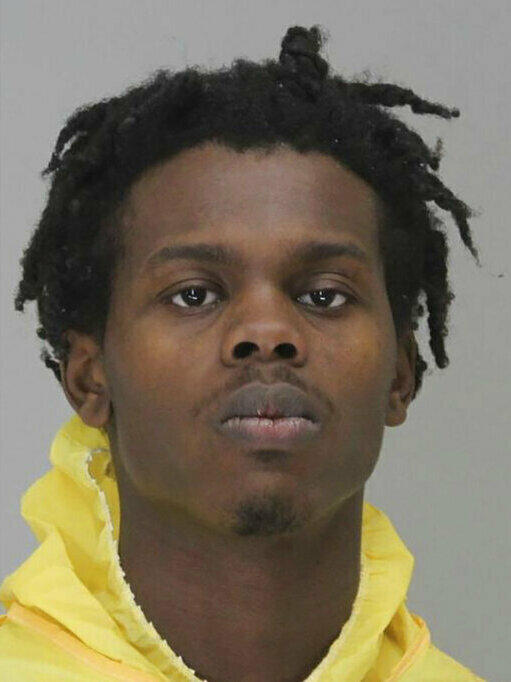 This image provided by Dallas County Jail shows Davion Irvin. He was arrested Feb. 2 in the case of the two monkeys that were taken from the Dallas Zoo.